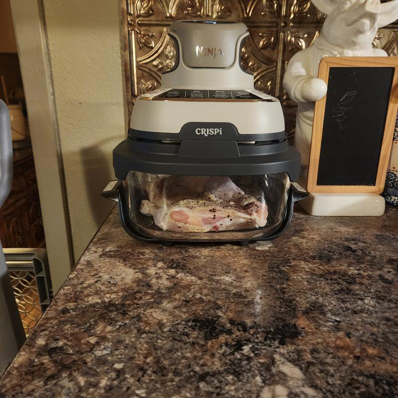 Ninja Crispi Portable Glass Air Fryer Oven 4-Pack Bundle, Pink