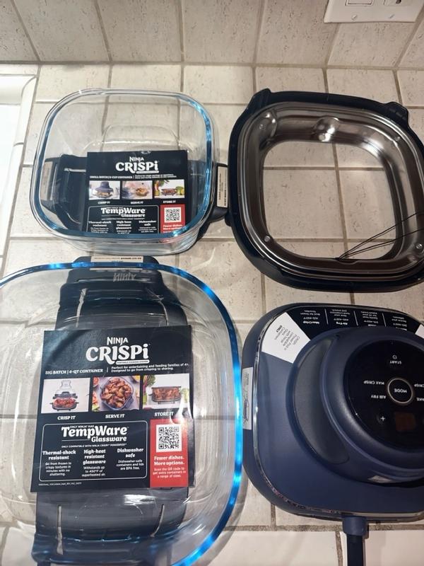 Ninja Crispi Portable Glass Air Fryer Oven 4-Pack Bundle, Pink