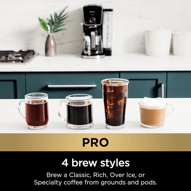 Ninja DualBrew Pro Specialty Coffee System: Pods, Grounds, Hot/Iced, Frother