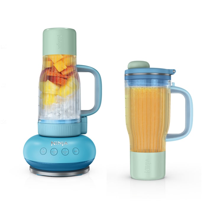 Ninja BlendBOSS Personal Blender: Two 26oz Travel Tumblers, Powerful Ice Crushing