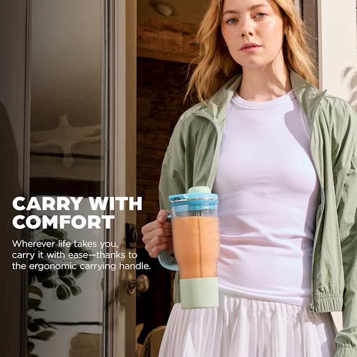 Ninja BlendBOSS Personal Blender: Two 26oz Travel Tumblers, Powerful Ice Crushing