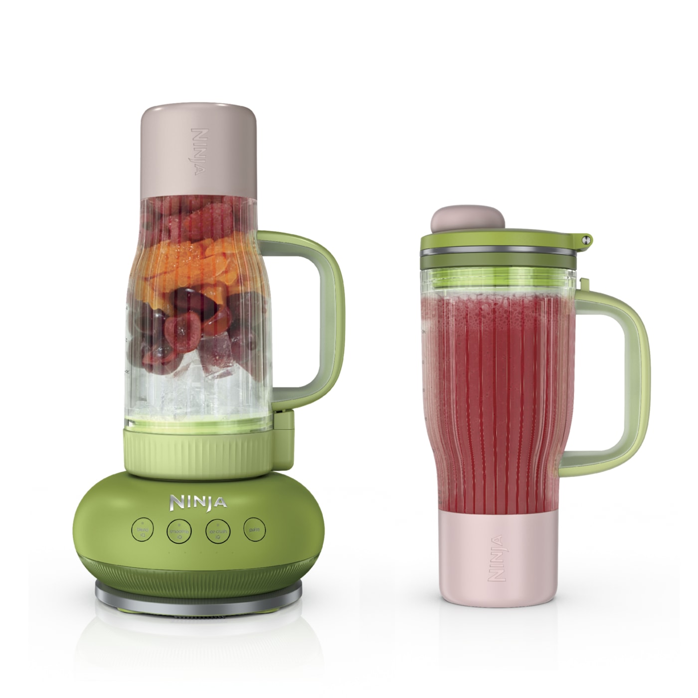 Ninja BlendBOSS Powerful 1200-Watt Ice-Crushing Tumbler Blender 2-Pack 26oz