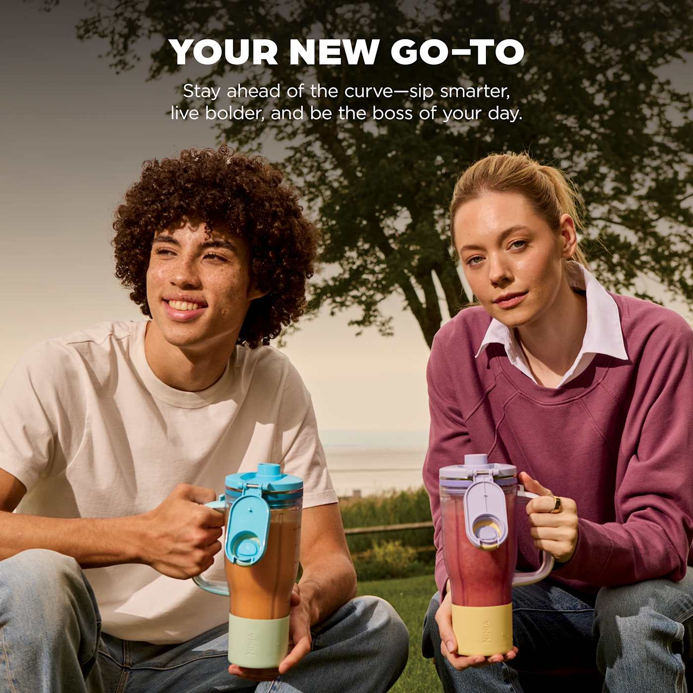 Ninja BlendBOSS Powerful 1200-Watt Ice-Crushing Tumbler Blender Bundle