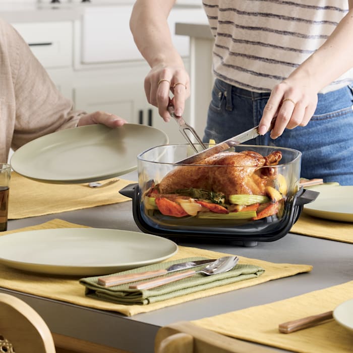 Ninja Crispi Portable Glass Air Fryer Cooking System 4-Pack Mint Bundle