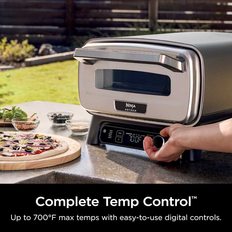 Ninja Artisan 5-in-1 Electric Outdoor Pizza Oven & Peel Set