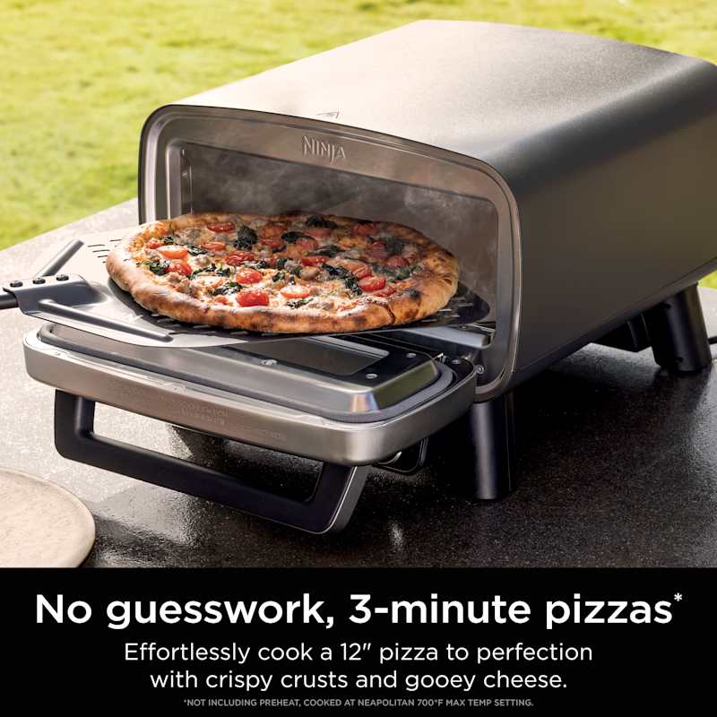 Ninja Artisan 5-in-1 Electric Outdoor Pizza Oven & Peel Set