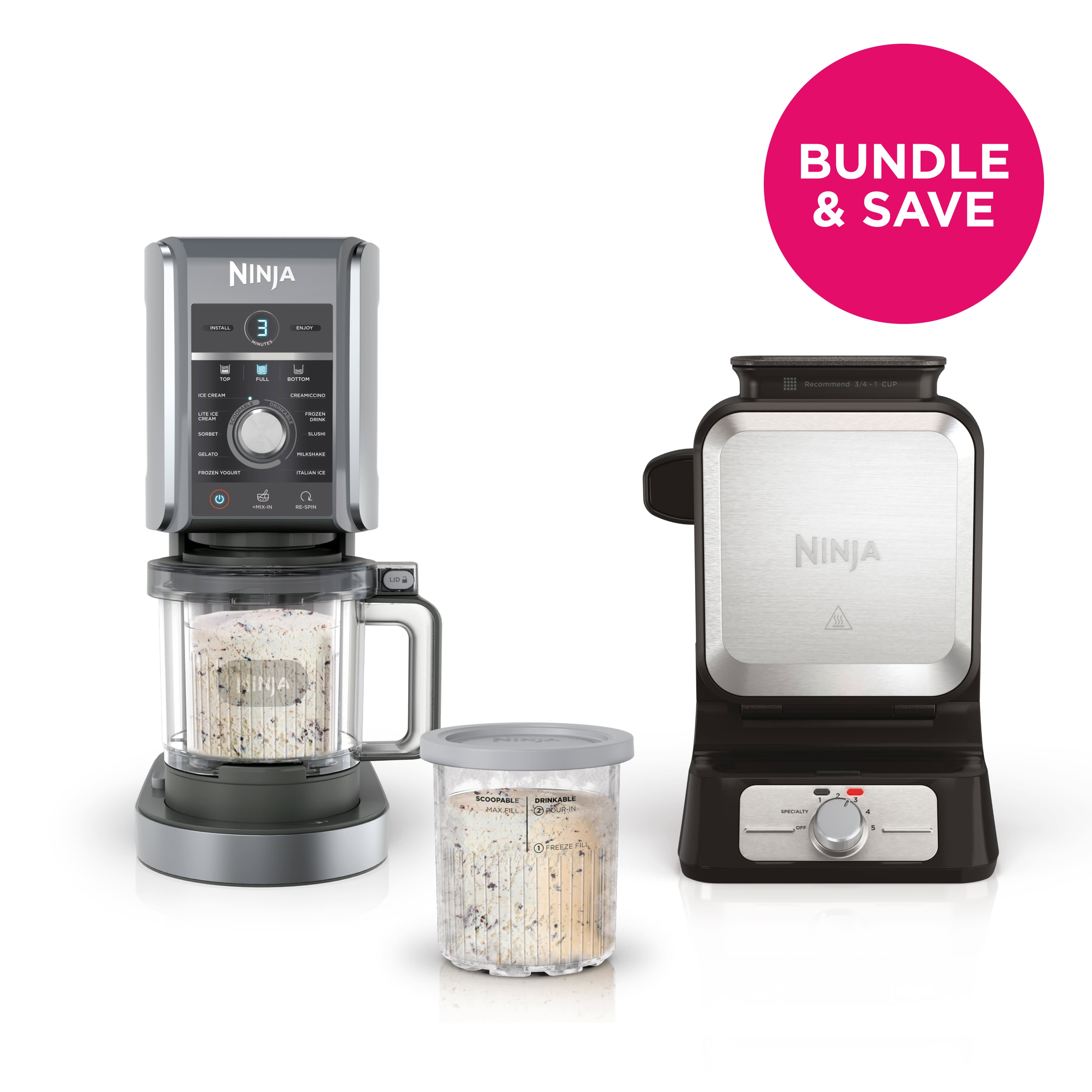 Ninja CREAMi XL Deluxe 11-in-1 Frozen Treat Maker & Dessert System
