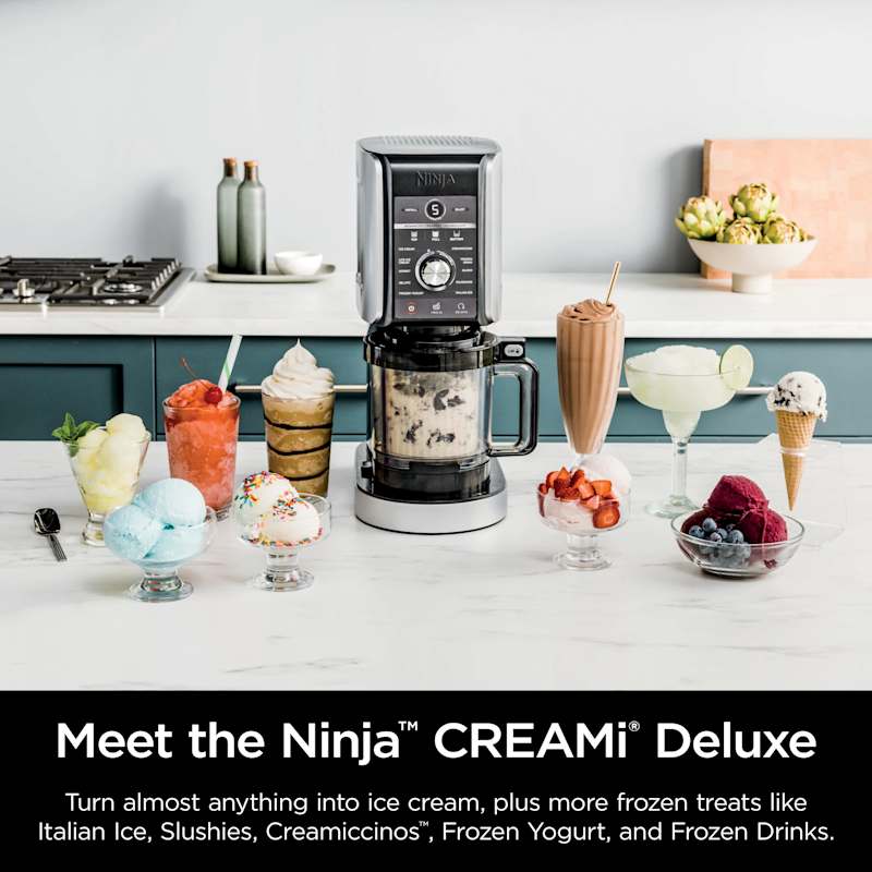 Ninja CREAMi XL Deluxe 11-in-1 Frozen Treat Maker & Dessert System
